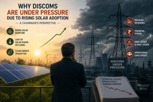 Why DISCOMs Are Under Pressure Due to Rising Solar Adoption: A Chairman’s Perspective